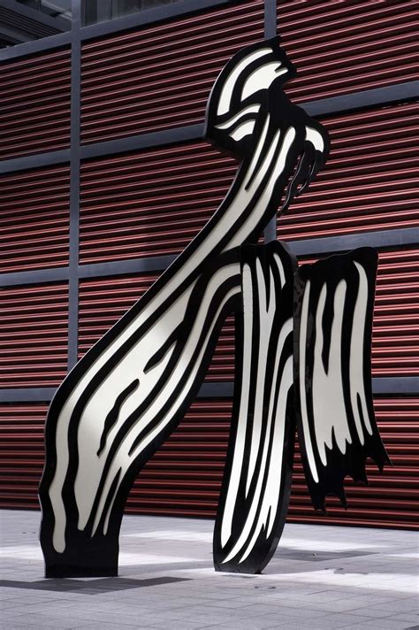 roy lichtenstein brushstroke sculpture